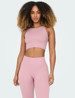 Only Play ONPJAIA LIFE UN SL SEAM SHORT TOP NOOS - Crop tops|Kvinnor Toppar & T-Shirts