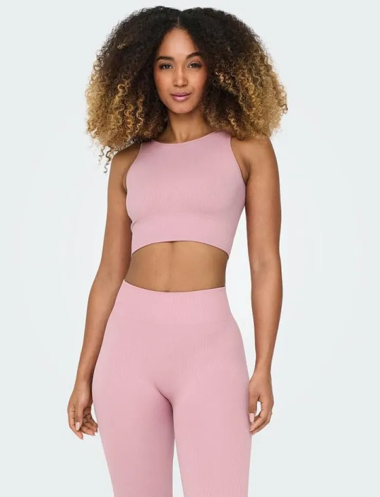 Only Play ONPJAIA LIFE UN SL SEAM SHORT TOP NOOS - Crop tops|Kvinnor Toppar & T-Shirts