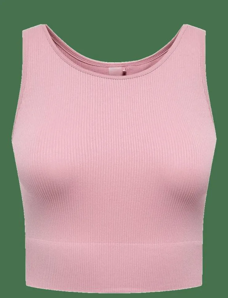 Only Play ONPJAIA LIFE UN SL SEAM SHORT TOP NOOS - Crop tops|Kvinnor Toppar & T-Shirts
