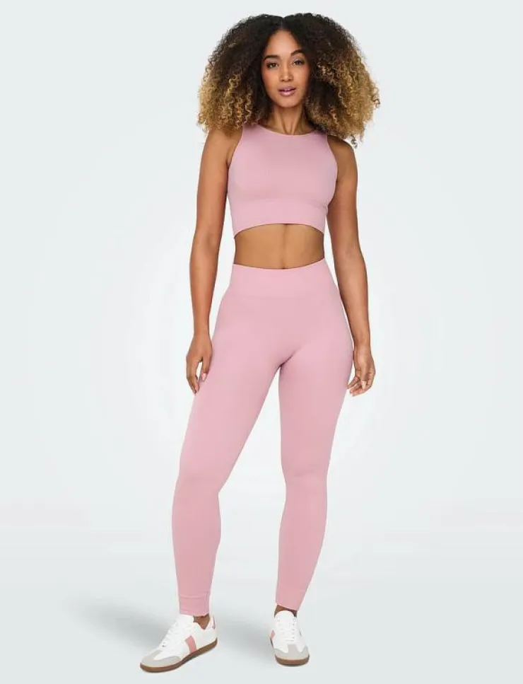 Only Play ONPJAIA LIFE UN SL SEAM SHORT TOP NOOS - Crop tops|Kvinnor Toppar & T-Shirts