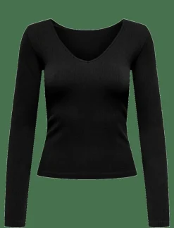 Kvinnor Only Play Toppar & T-Shirts|ONPJAIA LIFE VN LS 2-WAY SHORT SEAM TOP - Långärmade tröjor