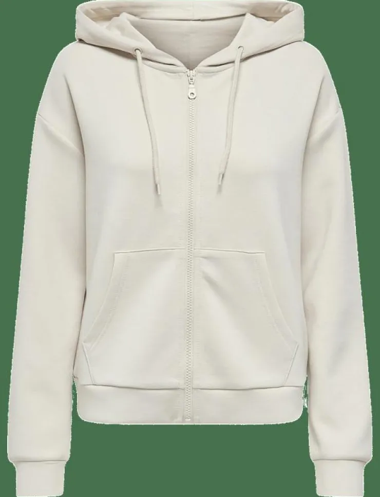 Only Play ONPLOUNGE LIFE HOOD FZ LS SWT NOOS - Huvtröjor|Kvinnor Sweatshirts