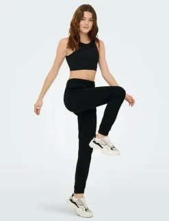 Only Play ONPMELINA LIFE MW SLIM SWT CUFF PNT NOOS - Sweatpants|Kvinnor Mjukisbyxor