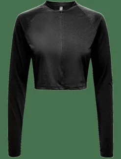 Kvinnor Only Play Toppar & T-Shirts|ONPSEE HN HZ LS CROP TOP - Crop tops