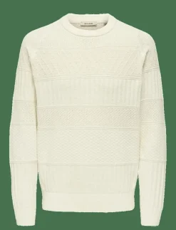 ONLY & SONS Stickat|ONSALKAN REG CREW KNIT - Rundhalsad