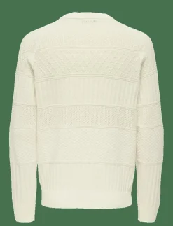 ONLY & SONS Stickat|ONSALKAN REG CREW KNIT - Rundhalsad