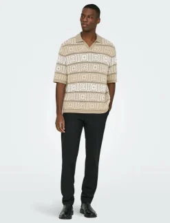 ONLY & SONS Pikéer|ONSBART LIFE RLX 5 SS RESORT KNIT - Kortärmade pikéer