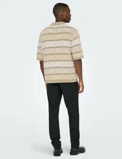 ONLY & SONS Pikéer|ONSBART LIFE RLX 5 SS RESORT KNIT - Kortärmade pikéer