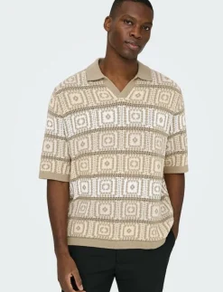 ONLY & SONS Pikéer|ONSBART LIFE RLX 5 SS RESORT KNIT - Kortärmade pikéer