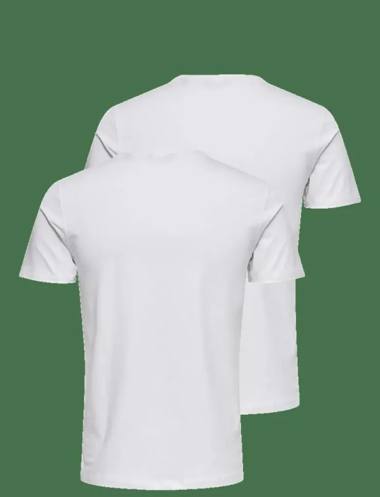ONLY & SONS ONSBASIC SLIM O-NECK 2-PACK NOOS - Kortärmad t-shirt| T-Shirts