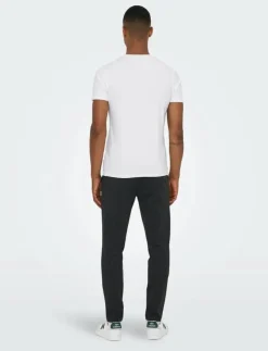 ONLY & SONS ONSBASIC SLIM O-NECK 2-PACK NOOS - Kortärmad t-shirt| T-Shirts