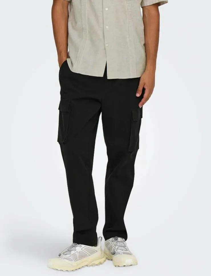 ONLY & SONS Kläder|Byxor|ONSCAM LIFE LINUS CARGO PANT PK 0013 - Cargobyxor