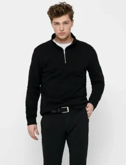 ONLY & SONS Kläder|ONSCERES HALF ZIP SWEAT NOOS - Sweatshirts
