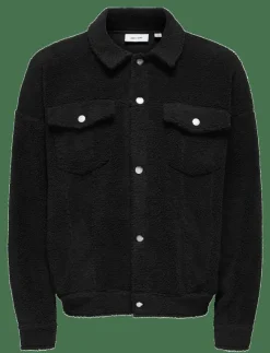 ONLY & SONS ONSDEACON RLX SHERPA OVERSHIRT SWEAT VD - Jackor & rockar| Overshirts