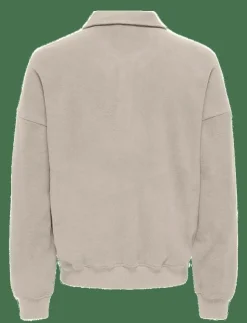 ONLY & SONS ONSDOMINIC RLX LS RUGBY SWEAT VD - Långärmade pikéer| Pikéer