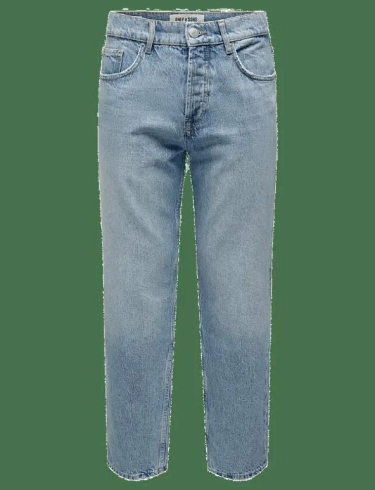 ONLY & SONS ONSEDGE STRAIGHT LB 6986 TAI DNM NOOS - Relaxed jeans| Kläder|Denim Kläder