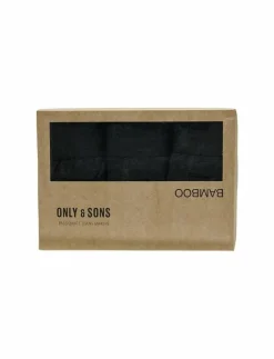 ONLY & SONS ONSFITZ BAMBOO BOXER LOGO 3-PACK NOOS - Boxershorts| Kalsonger