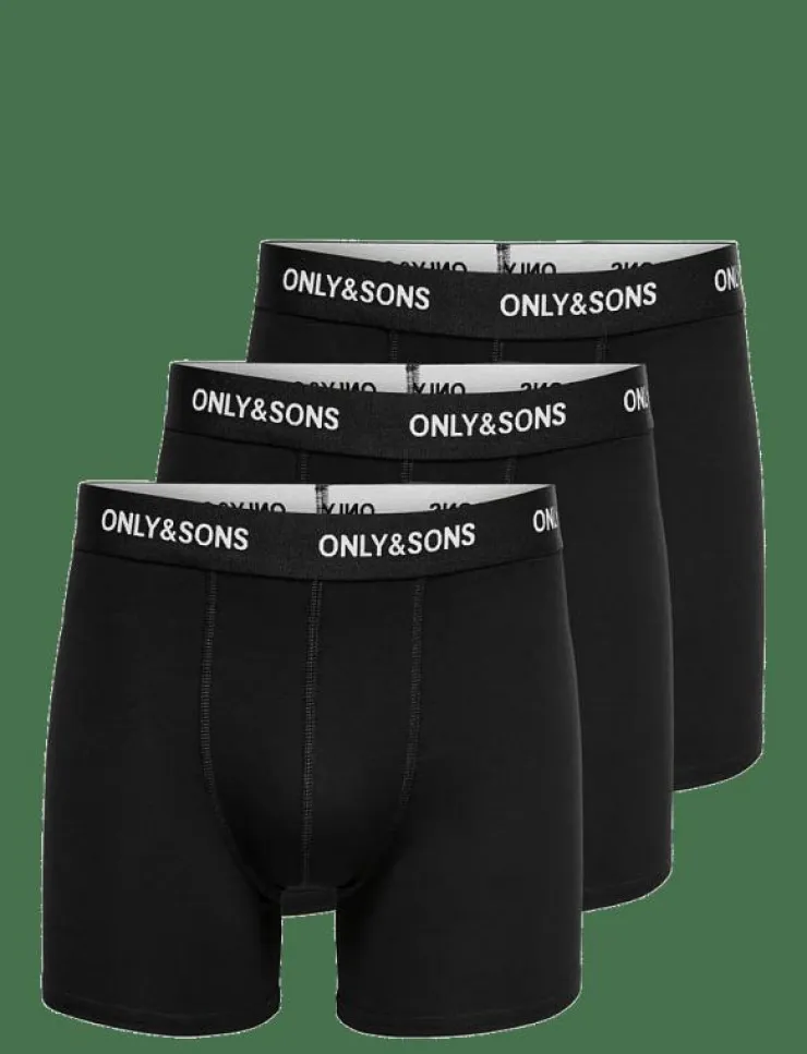 ONLY & SONS Kalsonger|ONSFITZ SOLID BOXER 3PACK NOOS - Boxershorts