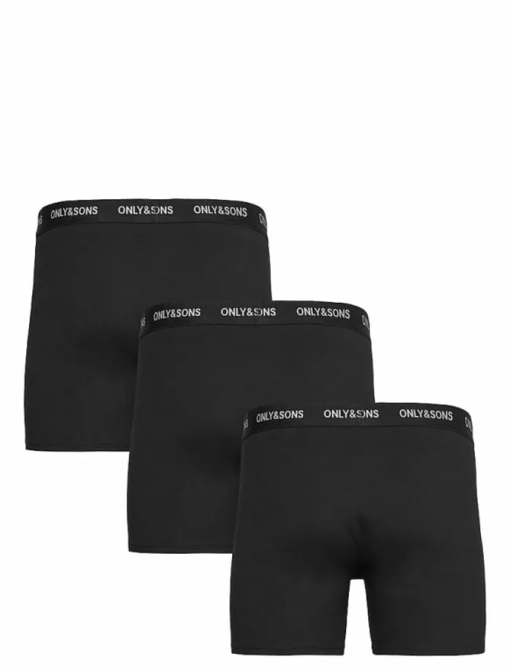 ONLY & SONS Kalsonger|ONSFITZ SOLID BOXER 3PACK NOOS - Boxershorts