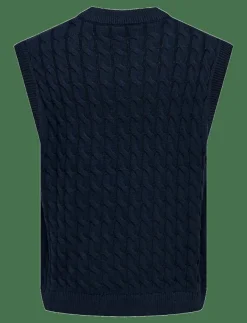 ONLY & SONS Stickat|ONSKICKER LIFE RLX 3 CABLE VEST KNIT - Stickade västar
