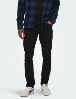 ONLY & SONS ONSLOOM SLIM BLACK 0448 DIA DNM NOOS - Slim jeans| Kläder|Denim Kläder
