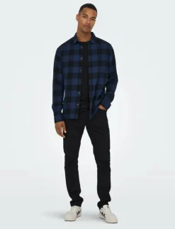 ONLY & SONS ONSLOOM SLIM BLACK 0448 DIA DNM NOOS - Slim jeans| Kläder|Denim Kläder