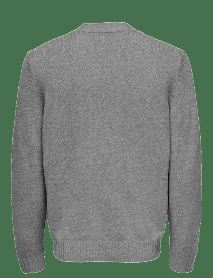 ONLY & SONS ONSMAJOR RLX CARDIGAN KNIT - Koftor| Stickat