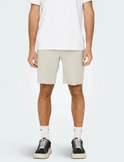 ONLY & SONS ONSMARK 0011 COTTON LINEN SHORTS NOOS - Linneshorts| Shorts