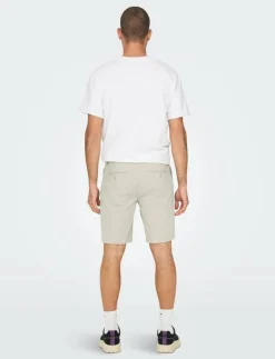ONLY & SONS ONSMARK 0011 COTTON LINEN SHORTS NOOS - Linneshorts| Shorts
