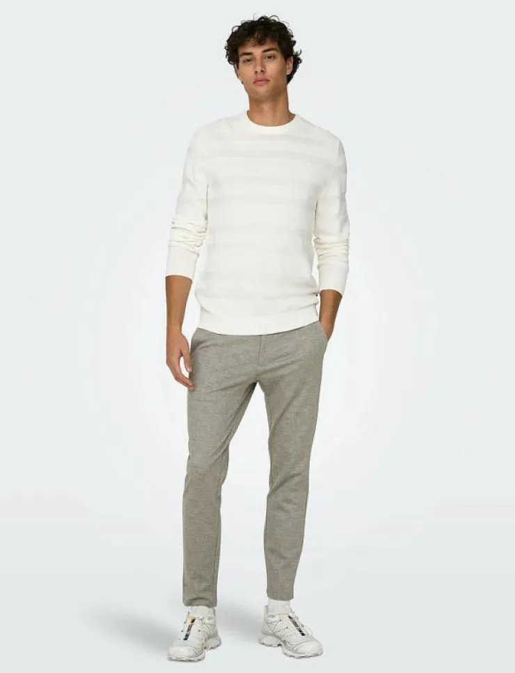 ONLY & SONS ONSMARK SLIM CHECK 020919 PANT NOOS - Chinos| Kläder|Byxor