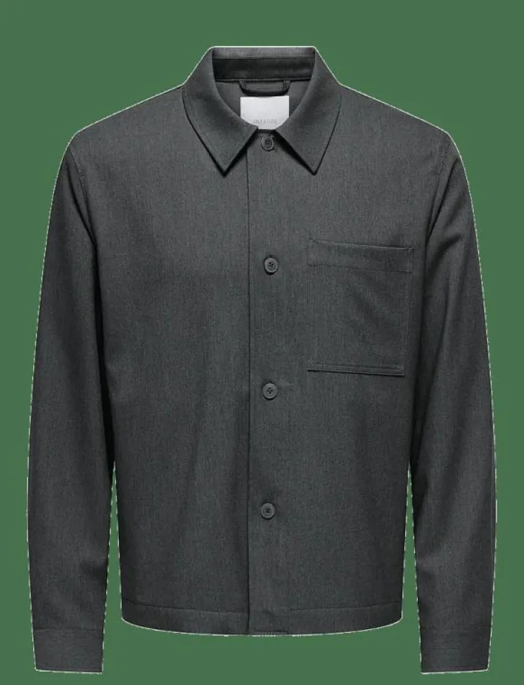 ONLY & SONS ONSMIRO TAILORED REG 0346 OVERSHIRT FRML - Jackor & rockar| Overshirts