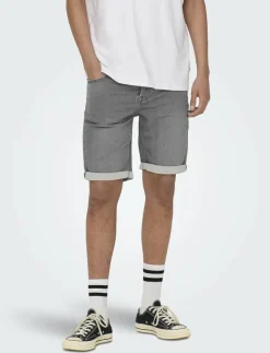 ONLY & SONS ONSPLY JOG MG 8583 PIM DNM SHORTS NOOS - Jeansshorts| Shorts