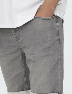 ONLY & SONS ONSPLY JOG MG 8583 PIM DNM SHORTS NOOS - Jeansshorts| Shorts