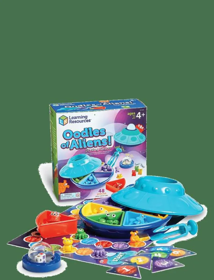 Learning Resources Oodles of Aliens!™ Sorting Saucer - Plocklådor|Barn Motorikleksaker