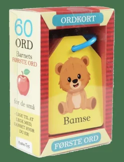 Barn Barbo Toys Barnböcker|Ordkort - Mine Først Ord (DK) - Pedagogisk barnbok