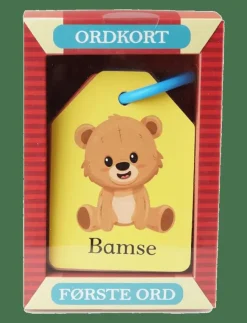 Barn Barbo Toys Barnböcker|Ordkort - Mine Først Ord (DK) - Pedagogisk barnbok