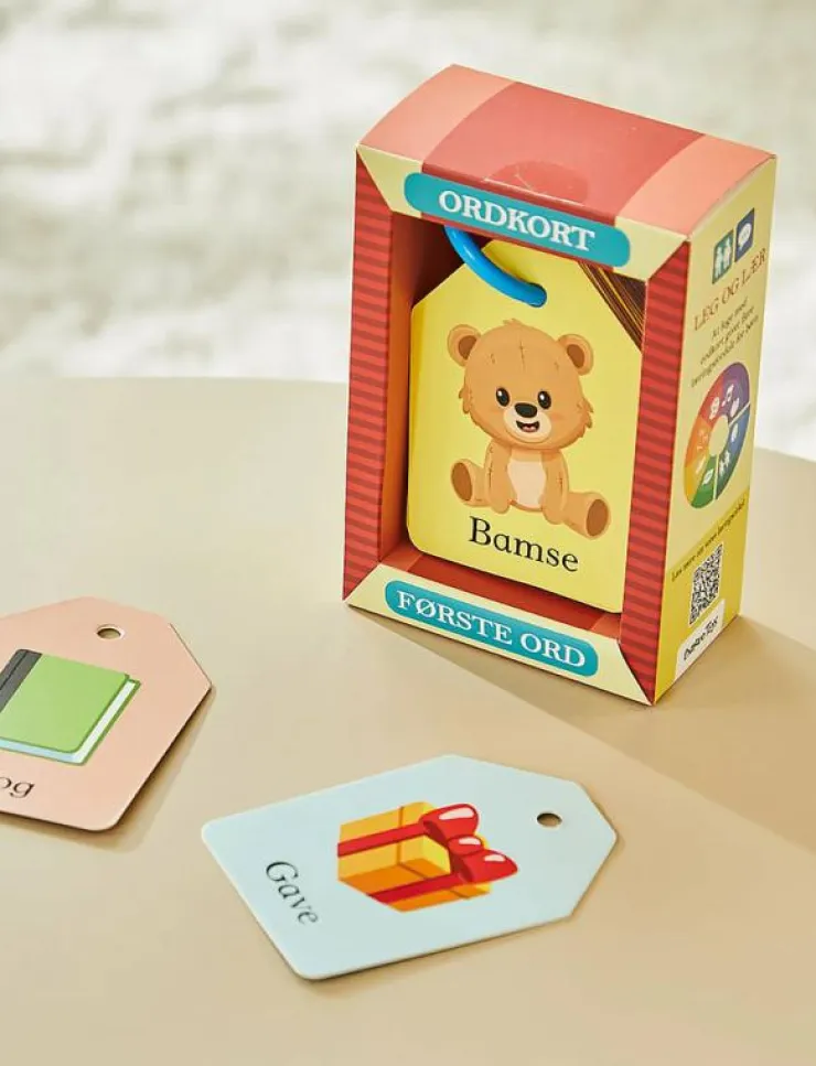 Barn Barbo Toys Barnböcker|Ordkort - Mine Først Ord (DK) - Pedagogisk barnbok