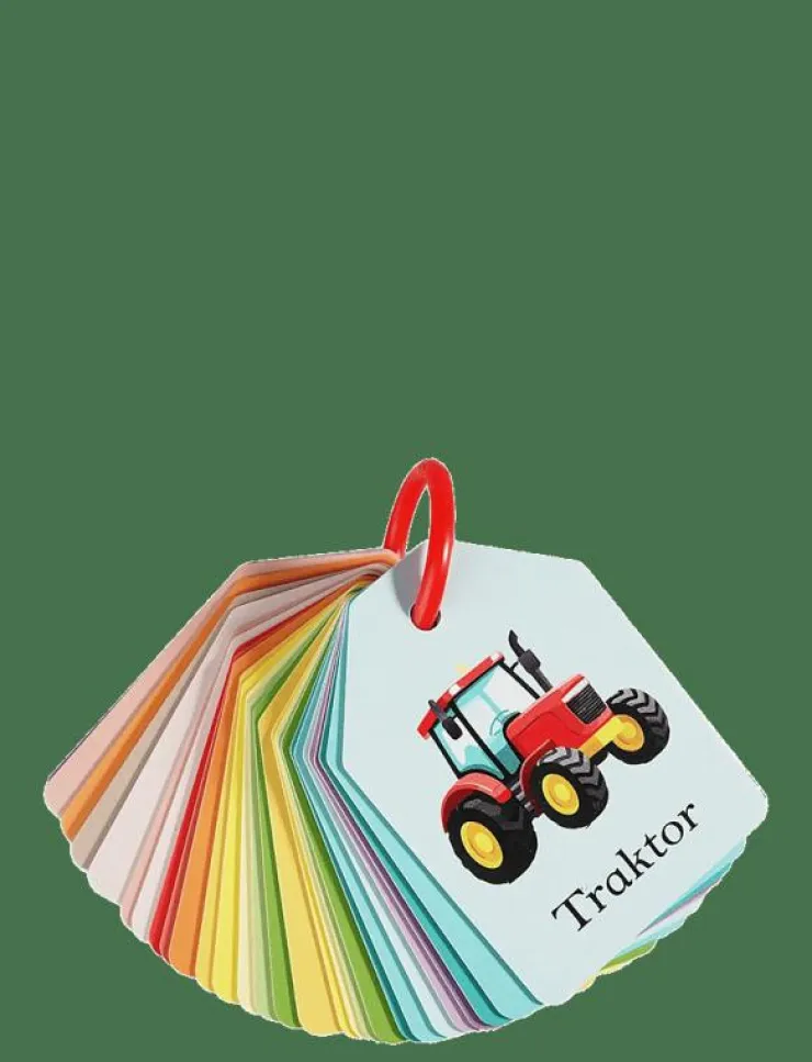 Barn Barbo Toys Barnböcker|Ordkort - På Bondegården (DK) - Pedagogisk barnbok