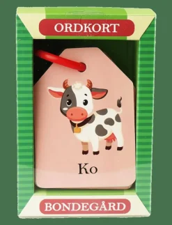 Barn Barbo Toys Barnböcker|Ordkort - På Bondegården (DK) - Pedagogisk barnbok