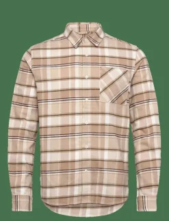 Knowledge Cotton Apparel Organic Cotton Checked Flannel Shir - Flanellskjortor| Skjortor