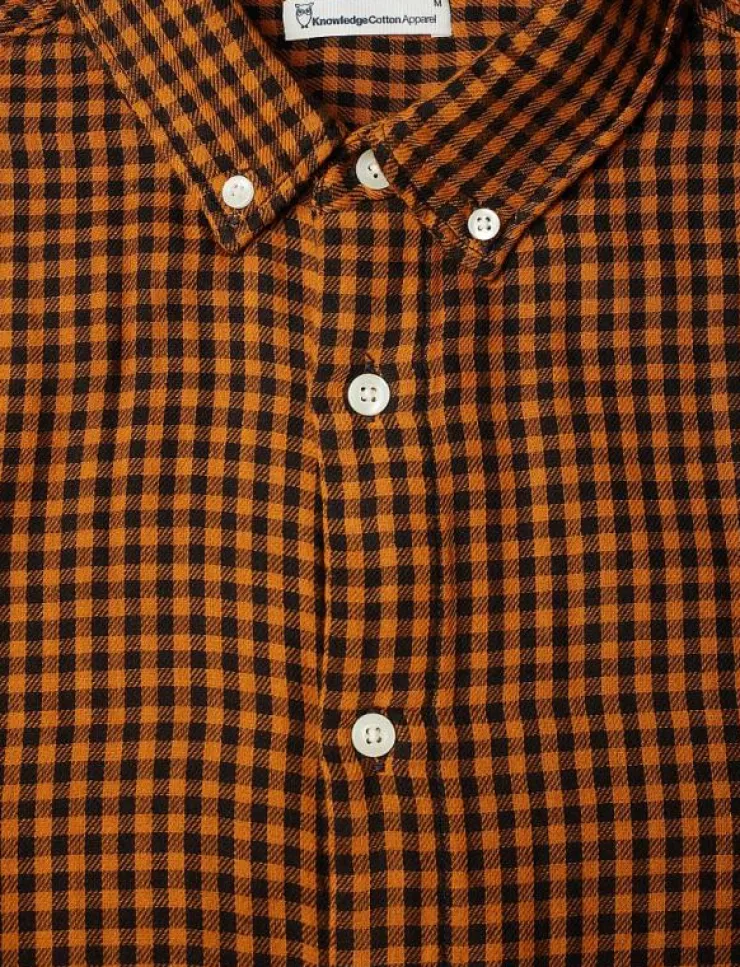 Knowledge Cotton Apparel Skjortor|Organic Cotton Checked Shirt GOTS - Rutiga skjortor