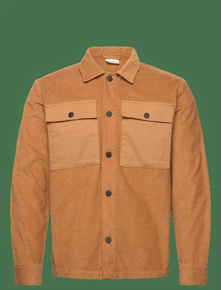 Knowledge Cotton Apparel Organic Cotton Corduroy Overshirt G - Manchesterskjortor| Overshirts