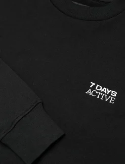 Kvinnor 7 DAYS Active Sweatshirts|Organic Fitted Crewneck - Sweatshirts