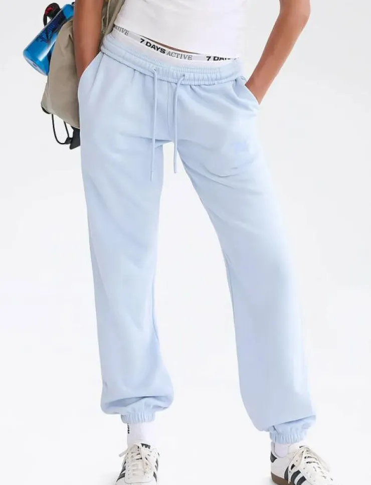Kvinnor 7 DAYS Active Byxor|Mjukisbyxor|Organic Fitted Sweatpants - Sweatpants