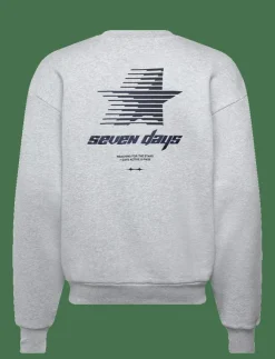 Kvinnor 7 DAYS Active Sweatshirts|Sweatshirts|Organic Graphic Regular Crewneck - Sweatshirts