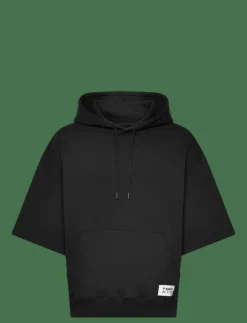 Kvinnor 7 DAYS Active Sweatshirts|Sweatshirts|Organic Short Sleeve Hoodie - Huvtröjor