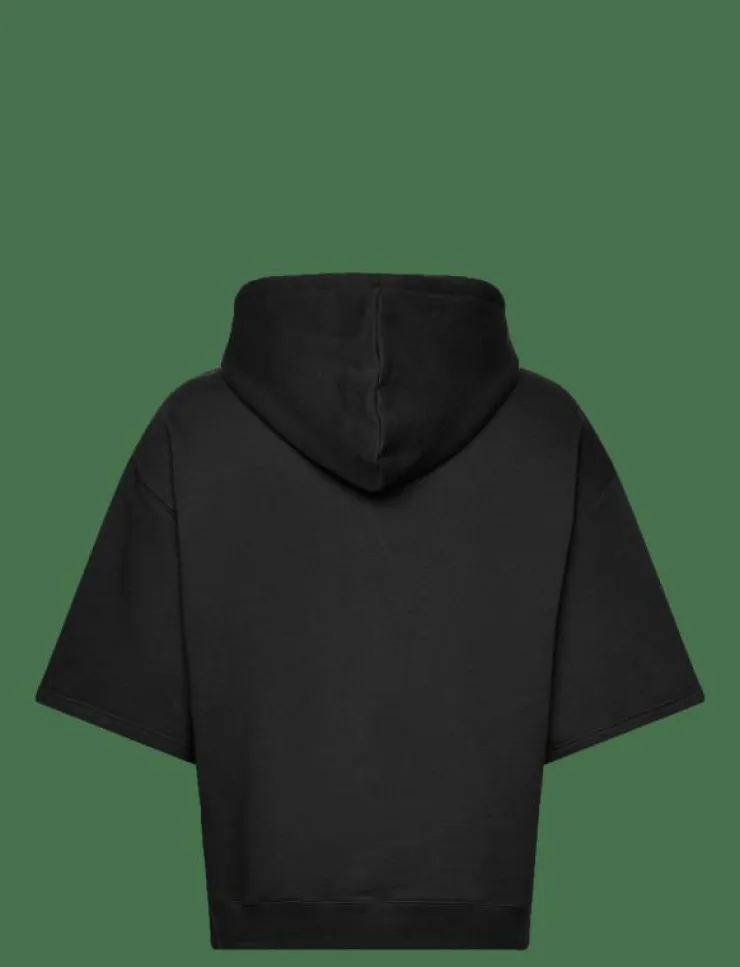 Kvinnor 7 DAYS Active Sweatshirts|Sweatshirts|Organic Short Sleeve Hoodie - Huvtröjor