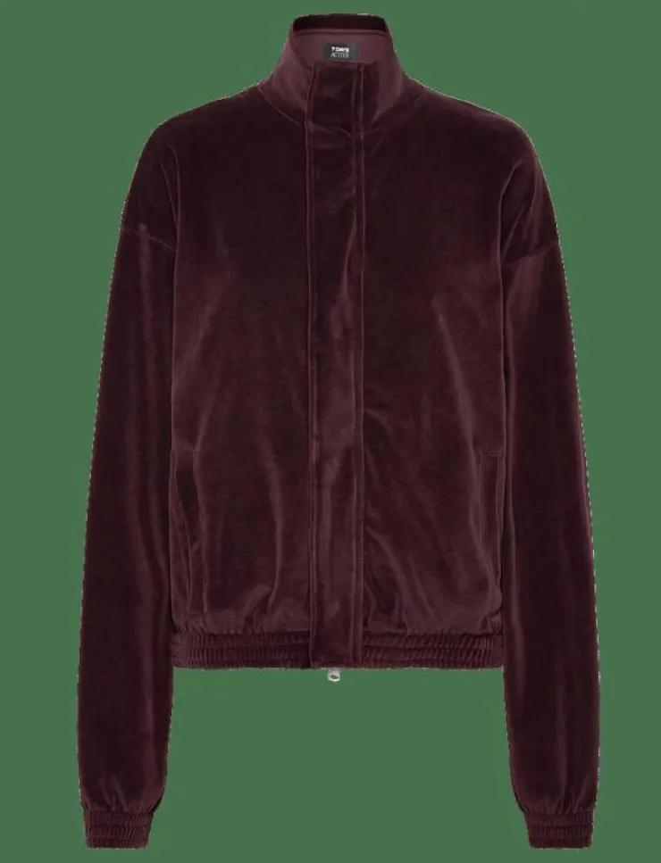 7 DAYS Active Organic Velvet Jacket - Sweatshirts|Kvinnor Sweatshirts|Sweatshirts