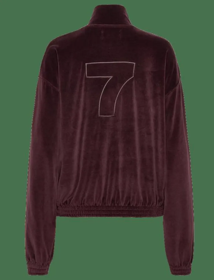 7 DAYS Active Organic Velvet Jacket - Sweatshirts|Kvinnor Sweatshirts|Sweatshirts