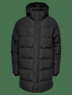 ONLY & SONS OSJCARL LIFE LONG QUILTED COAT OTW - Dunjackor & fodrade jackor|Barn Jackor